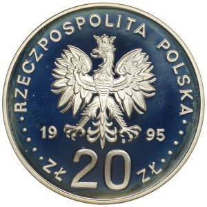 III RP, 20 złotych 1995, 50. rocznica powstania ONZ
