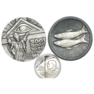Polska, Zestaw Millennium 2000 lat chrześcijaństwa, 2 medale oraz moneta