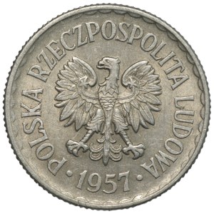 PRL, 1 złoty 1957