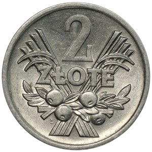 PRL, 2 złote 1972, Jagody