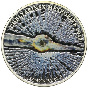 Cook Islands, $5 2013, Chelyabinsk Meteor