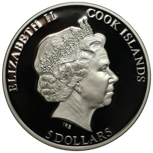 Cook Islands, $5 2013, Chelyabinsk Meteor