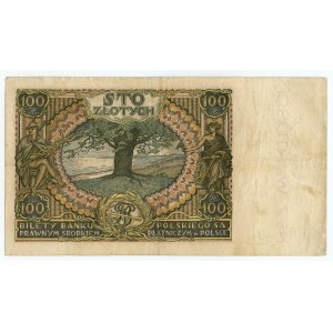 II RP, 100 złotych 1934, seria AI, fałszywy nadruk WZÓR