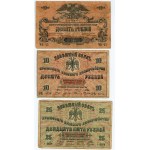 Rosja, set 12 banknotów, 1918-1921