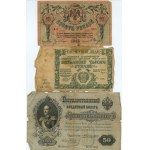 Rosja, set 12 banknotów, 1918-1921
