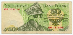 PRL, SOLIDARITY, 50 penny brick 1982, Jaruzelski