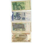 Belgia, Austria, Chorwacja, Niemcy, zestaw 6 sztuk banknotów