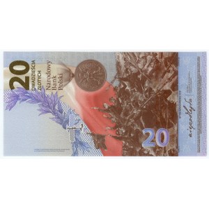 III RP, set 7 banknotów, 20 złotych 2020, Bitwa Warszawska 1920 w folii