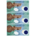 III RP, set 6 banknotów, 20 złotych 2022, Mikołaj Kopernik