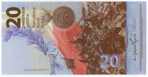 III RP, 20 gold 2020, Battle of Warsaw 1920, LOW NUMBER RP0000855