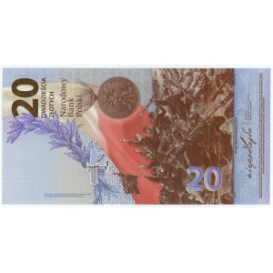 III RP, 20 złotych 2020, Bitwa Warszawska 1920, NISKI NUMER RP0000860