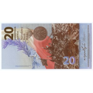 III RP, 20 złotych 2020, Bitwa Warszawska 1920, NISKI NUMER RP0000626