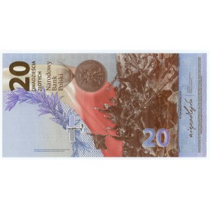III RP, 20 złotych 2020, Bitwa Warszawska 1920, NISKI NUMER RP0000625