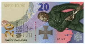 III RP, 20 gold 2020, Battle of Warsaw 1920, LOW NUMBER RP0000145