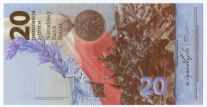 Third Republic, 20 gold 2020, Battle of Warsaw 1920, LOW NUMBER RP0000204