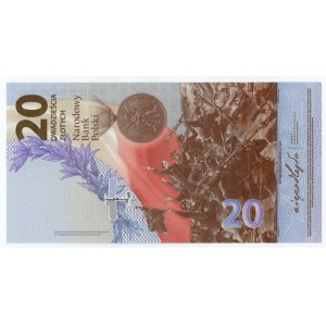 III RP, 20 złotych 2020, Bitwa Warszawska 1920, NISKI NUMER RP0028142