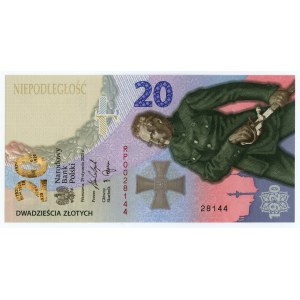III RP, 20 złotych 2020, Bitwa Warszawska 1920, NISKI NUMER RP0028144