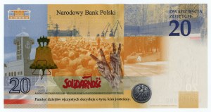 Third Republic, 20 zloty 2021, Lech Kaczynski, LOW NUMBER LK0005480