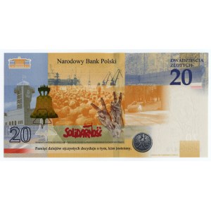 III RP, 20 złotych 2021, Lech Kaczyński, NISKI NUMER LK0005479
