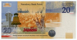 Third Republic, 20 zloty 2021, Lech Kaczynski, LOW NUMBER LK0005479