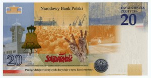 Third Republic, 20 zloty 2021, Lech Kaczynski, LOW NUMBER LK0005454