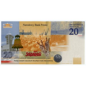 III RP, 20 złotych 2021, Lech Kaczyński, NISKI NUMER LK0005460