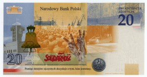 Third Republic, 20 zloty 2021, Lech Kaczynski, LOW NUMBER LK0005459