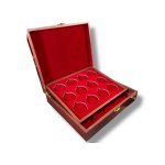 Pudełko dedykowane na monety 50 złotych Skarby Stanisława Augusta + torba materiałowa