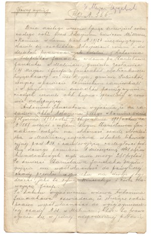 Notarial document from 1918, Edwin Müller, Kaunas