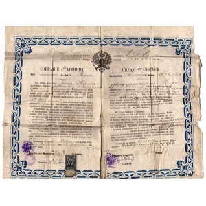 Urząd Starszych, poświadczenie zdania egzaminu 1904