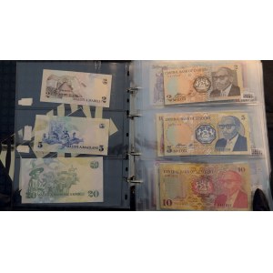 ALBUM banknoty świata - Afryka - Lesotho, Liberia, Libya, Madagaskar, Malawi, Maroko, Mauretania, Mauritius, Mozambik, Namibia, Nigeria, Guiana Porugalska