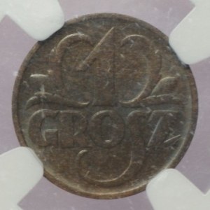 II RP, 1 penny 1935, NGC MS 62 BN