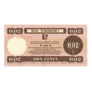 PEWEX - 2 centy 1979 - seria HO