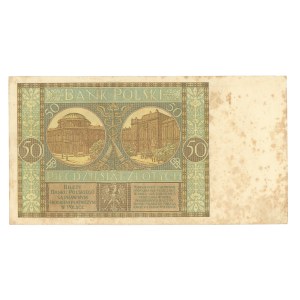 II RP, 50 złotych 1929, seria B.G.