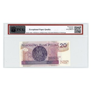 III RP - 20 złotych 2012 - seria AA - PCG 67 EPQ