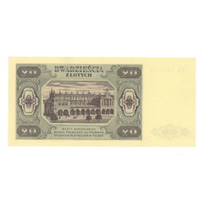 20 złotych 1948, seria HK