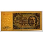 20 złotych 1948, seria HK