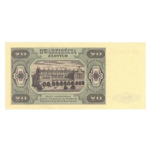 PRL, 20 złotych 1948 - seria HK