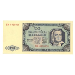 20 złotych 1948, seria HM
