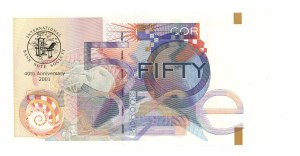 50 Core 2001, De La Rue, FB030000