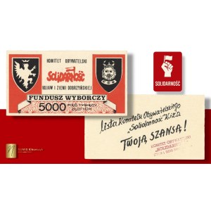 Solidarność, Komitet Obywatelski, Fundusz Wyborczy, 5000 złotych