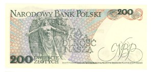 People's Republic of Poland, 200 gold 1986, DU series