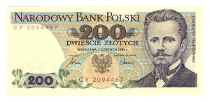 People's Republic of Poland, 200 zloty 1986, CY series