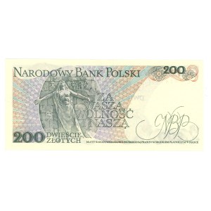 PRL, 200 złotych 1986, seria DE
