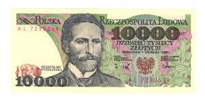 People's Republic of Poland, 10,000 gold 1988, AL series