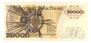 People's Republic of Poland, 20,000 zloty 1989, series Z