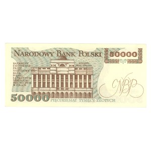 PRL, 50.000 złotych 1989, seria AB