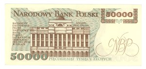 People's Republic of Poland, 50,000 zloty 1989, AB series