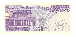 People's Republic of Poland, 100,000 zloty 1993, series E