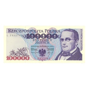 PRL, 100.000 złotych 1993, seria L